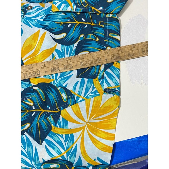 Oliver & Burke Hawaiian Shirt Tropical Island  Button Down Shirt XL - Picture 7 of 11